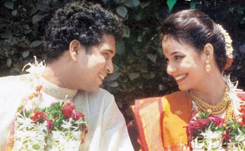Sachin Tendulkar Wedding Day Photo