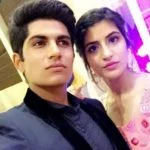 Shubman Gill with his sister