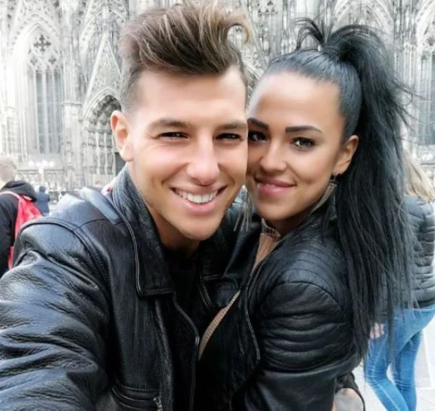 A picture of Elena Miras with Jan Sokolowsky