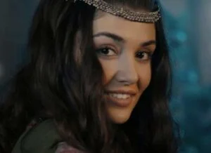 Hande Erçel in a still from her debut Turkish film Mest-i Aşk
