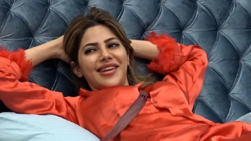 Nikki Tamboli in a still from Bigg Boss Marathi Season 5
