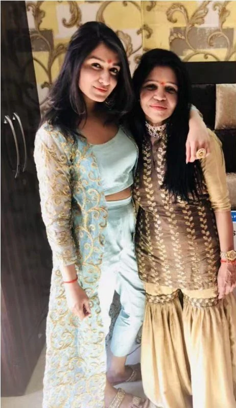 Shefali Bagga with Her Mother